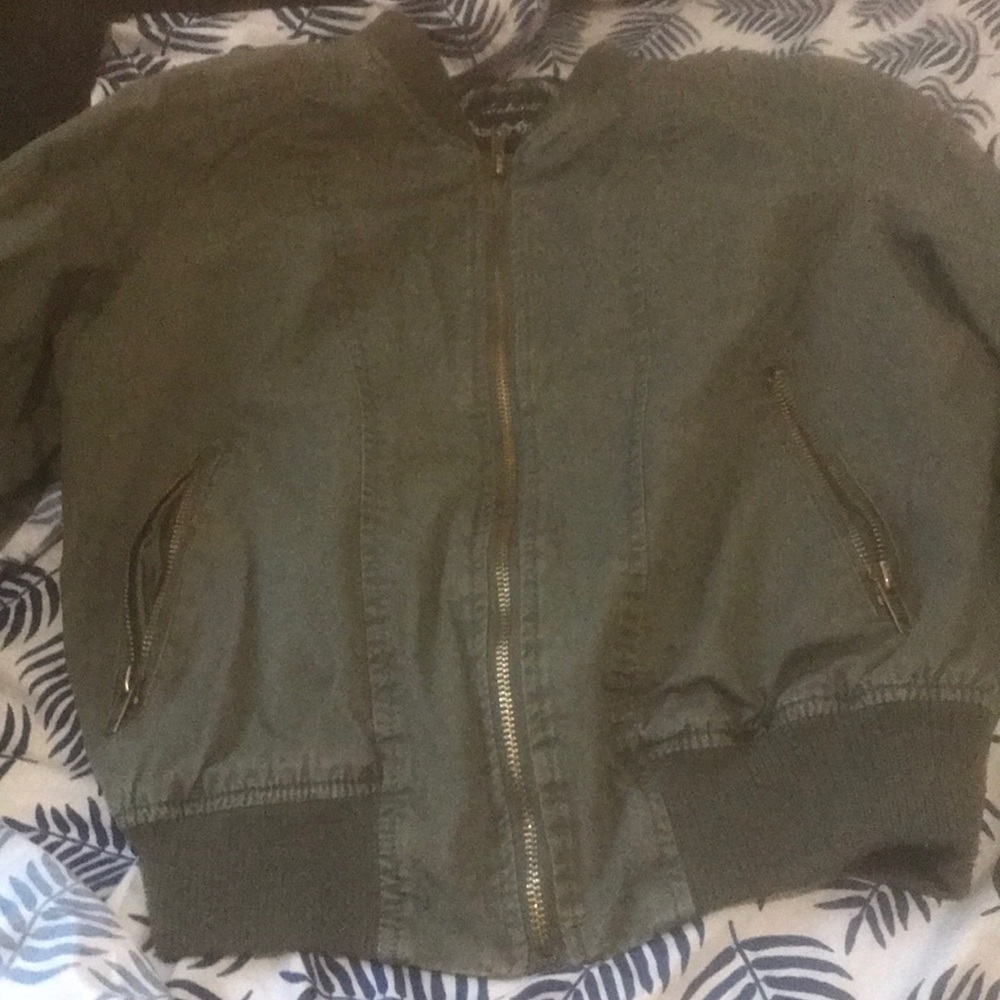 a “bomer” jacket